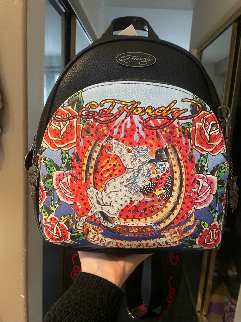 Ed Hardy “Dead or Alive” backpack